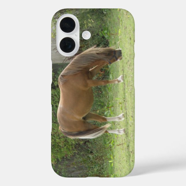 Chestnut Brown Horse Grazing Case-Mate iPhone Case (Back)