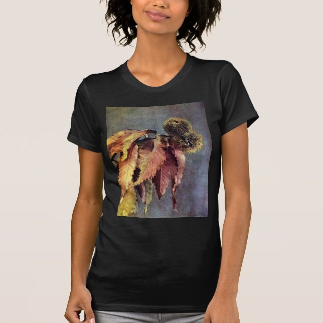 Chestnut Burrs and Leaves T-Shirt (Front)