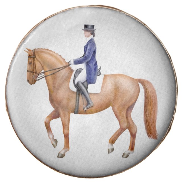 Chestnut Dressage Horse Equestrian Oreo Cookies (Front)