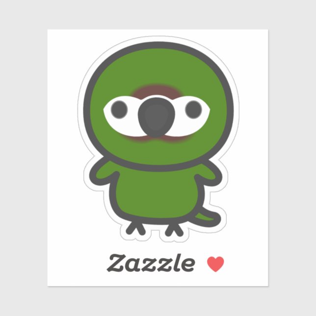 Chestnut-fronted Macaw Sticker (Sheet)