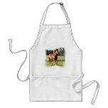 Chestnut Galloping Horse Apron