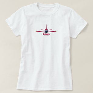 Chestnut Hill Massachusetts MA Airplane Airport  T-Shirt