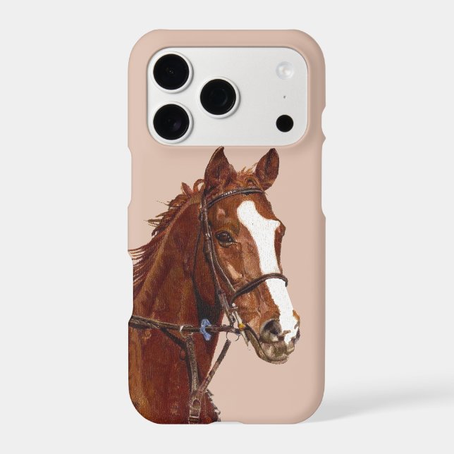 Chestnut Horse Iphone Case (Back)