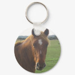 Chestnut Horse Keychain