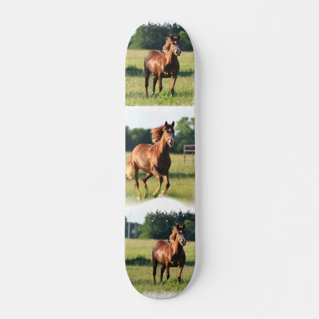 Chestnut Horse Skateboard Deck (Front)