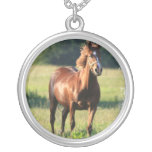 Chestnut Horse Standing Necklace