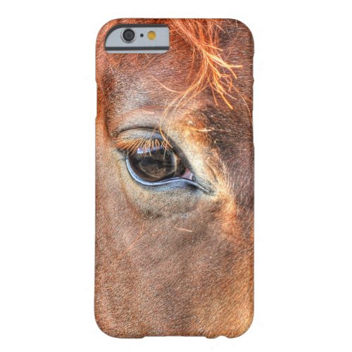 Chestnut Horses Eye Equine Photo IV Barely There iPhone 6 Case