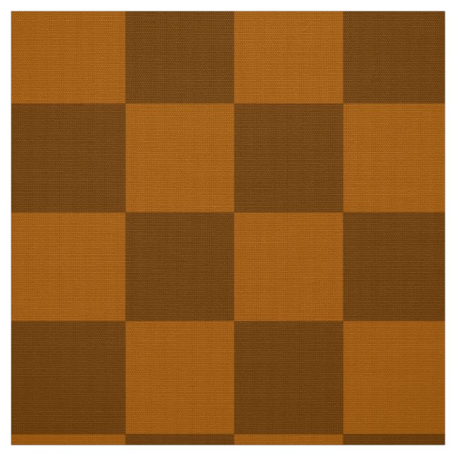 Chestnut Light-Dark Brown Checker Fabric (Swatch)