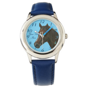 Chestnut mare horse portrait equine watch