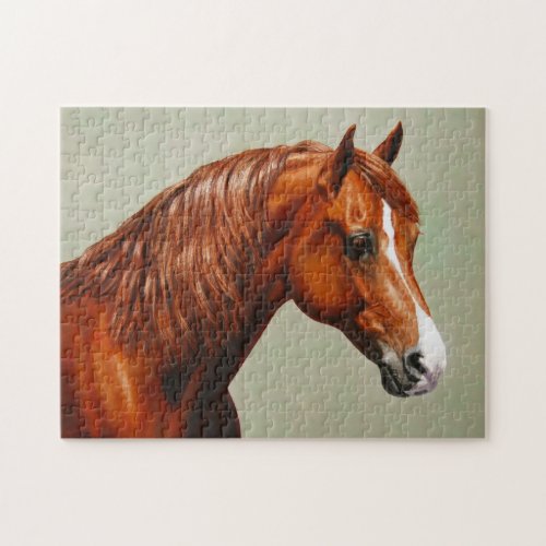 Chestnut Morgan Horse Jigsaw Puzzle