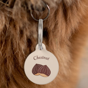 Chestnut Pet Tag