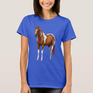 Chestnut Pinto Sorrel Paint Horse Stallion T-Shirt
