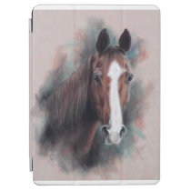Chestnut Quarter Horse head iPad Air Cover