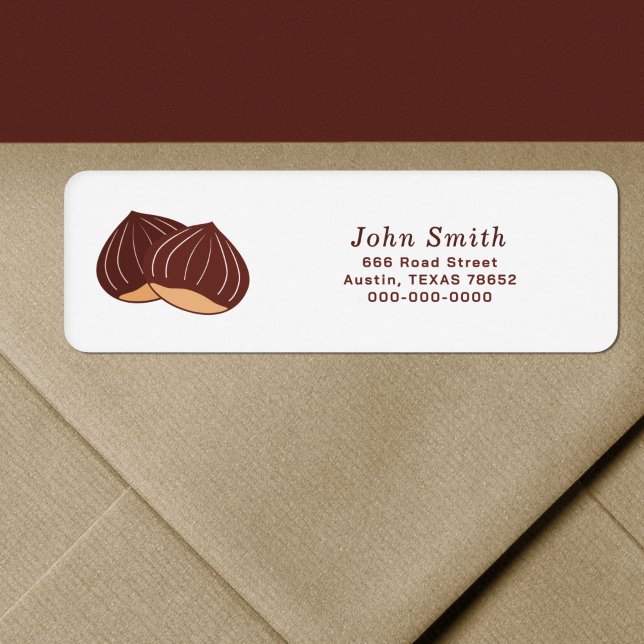 Chestnut Return Address Label (Chestnut Return Address Label)