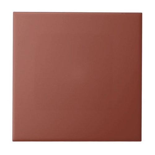 Chestnut Solid Color Ceramic Tile