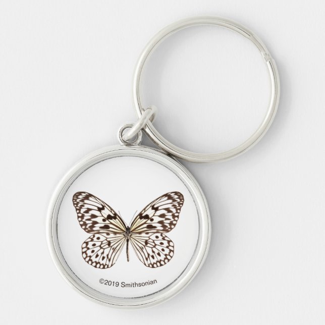 Chestnut Tiger Butterfly Keychain (Front)