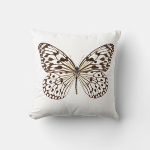Chestnut Tiger Butterfly Throw Pillow