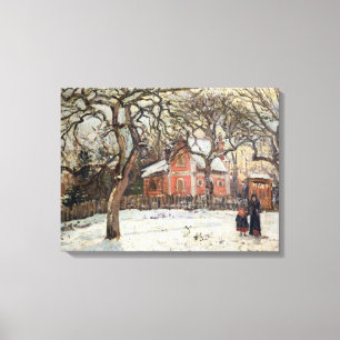 Chestnut Trees at Louveciennes, c.1871-2 Canvas Print