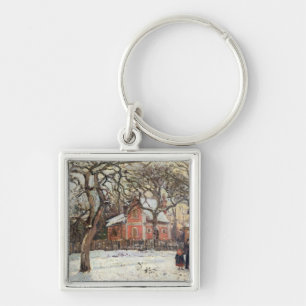 Chestnut Trees at Louveciennes, c.1871-2 Keychain