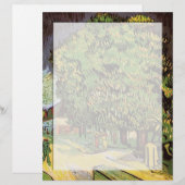 Chestnut Trees in Blossom, Vincent van Gogh. (Front/Back)