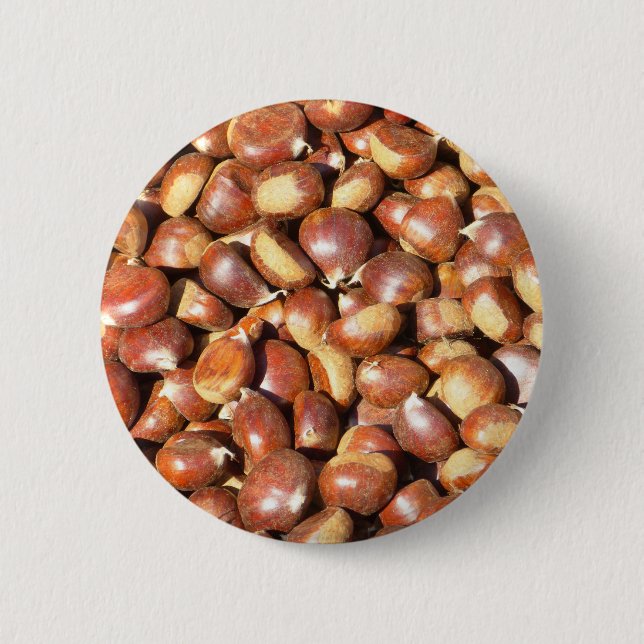chestnuts-211079  chestnuts sweet chestnuts delici pinback button (Front)