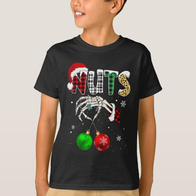 Chestnuts Christmas Chest Nuts Xmas Couple Matchin T-Shirt (Front)