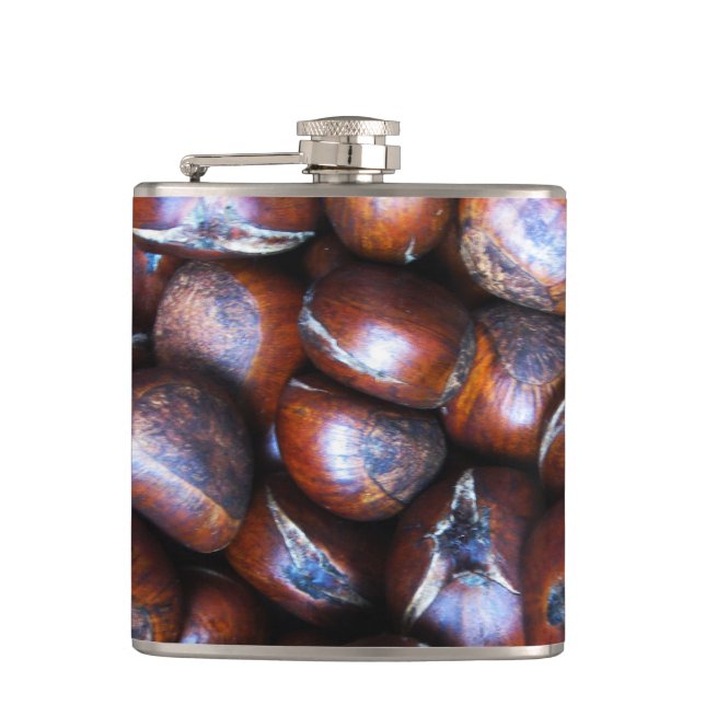 Chestnuts Flask (Front)