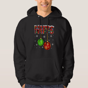 Chestnuts  Matching Couples Christmas Lights Chest Hoodie