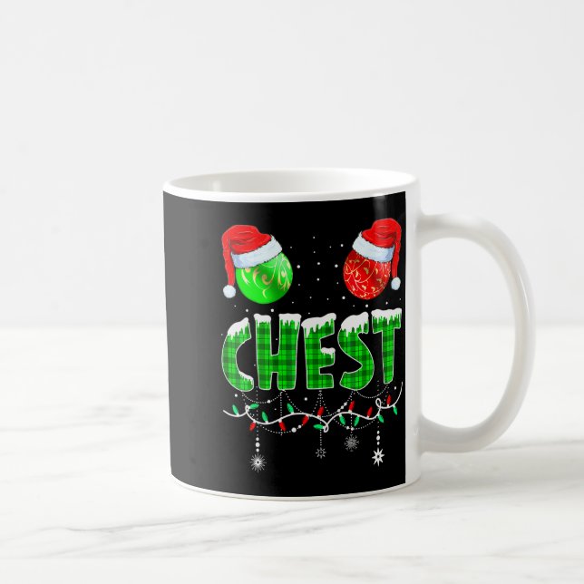 Chestnuts Matching Family Funny Chest Nuts Christm Coffee Mug (Right)