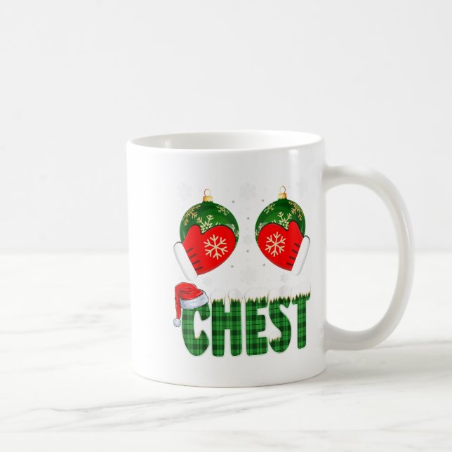 Chestnuts Matching Family Funny Chest Nuts Christm Coffee Mug (Right)