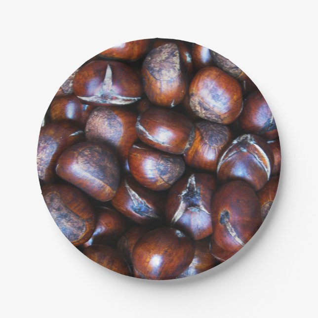 Chestnuts Paper Plates (Front)