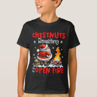 Chestnuts Roasting On Open Fire Funny Rude Santa C