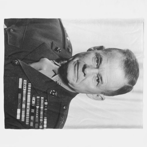 CHESTY PULLER FLEECE BLANKET Zazzle