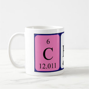Chet periodic table name mug