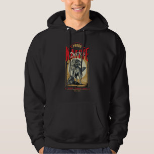 Chetco Native American Indian Born Wolf Spirit Ret Hoodie