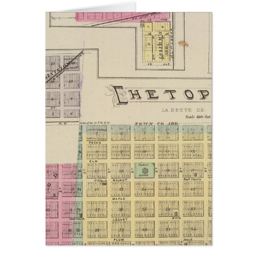 Chetopa, Dennis, Piqua, Labette City, Kansas (Front)