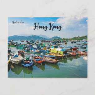 Cheung Chau Hong Kong Postcard