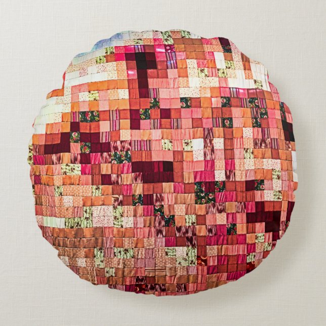 Cheung fung industrial building round pillow (Front)