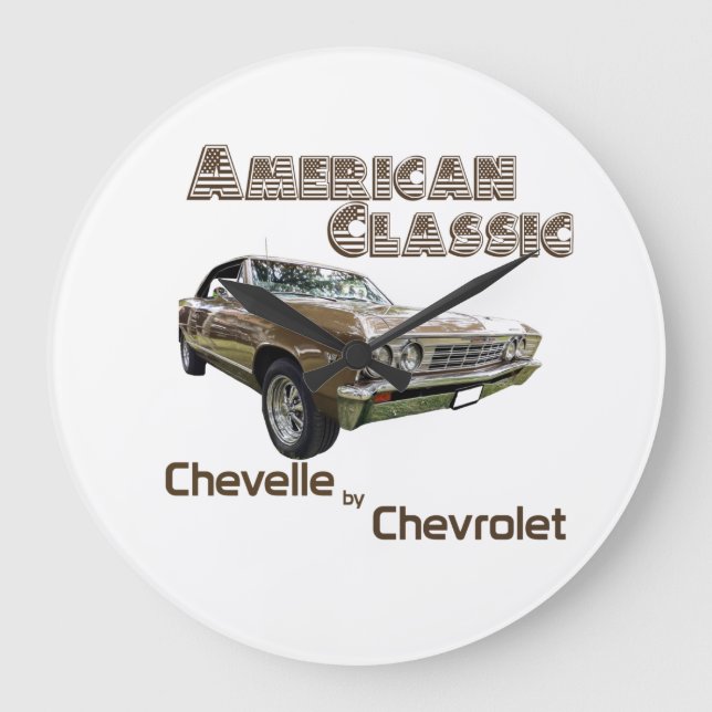 Chevelle by Chevrolet 1967 Large Clock (Front)