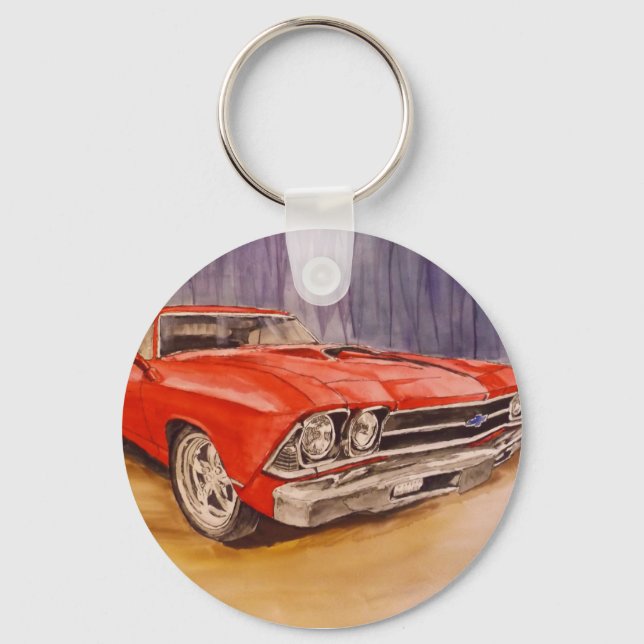 chevelle hotrod keychain (Front)