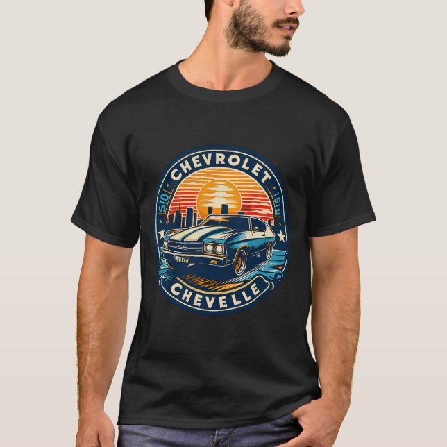 Chevelle Ss 454 1970 Classic Iconic Car 06  T-Shirt (Front)