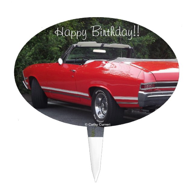 Chevelle SS Cake Topper (Front)