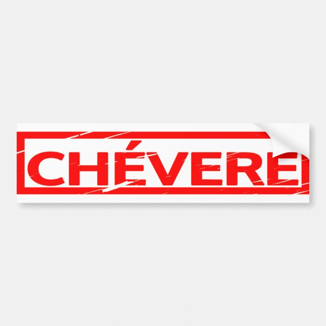 Chévere Stamp Bumper Sticker (Front)