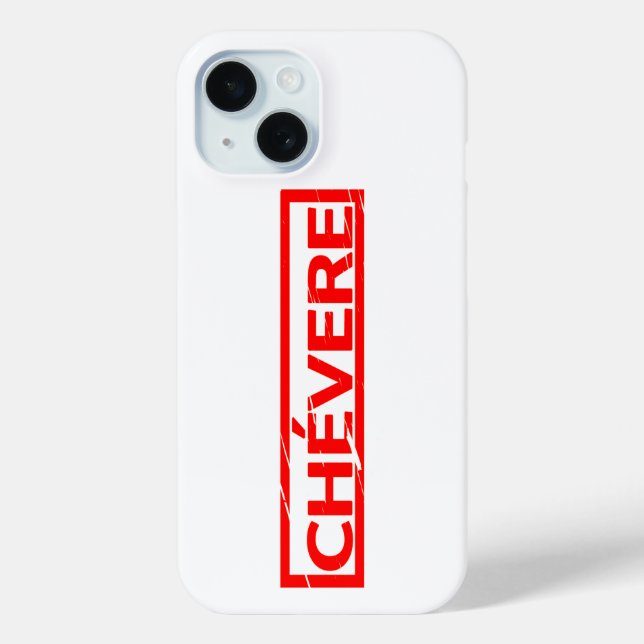Chévere Stamp Case-Mate iPhone Case (Back)