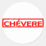 Chévere Stamp Classic Round Sticker