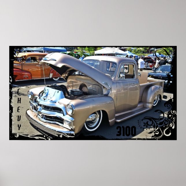 Chevrolet 3100 Lowrider Bomb Truck Poster (Front)
