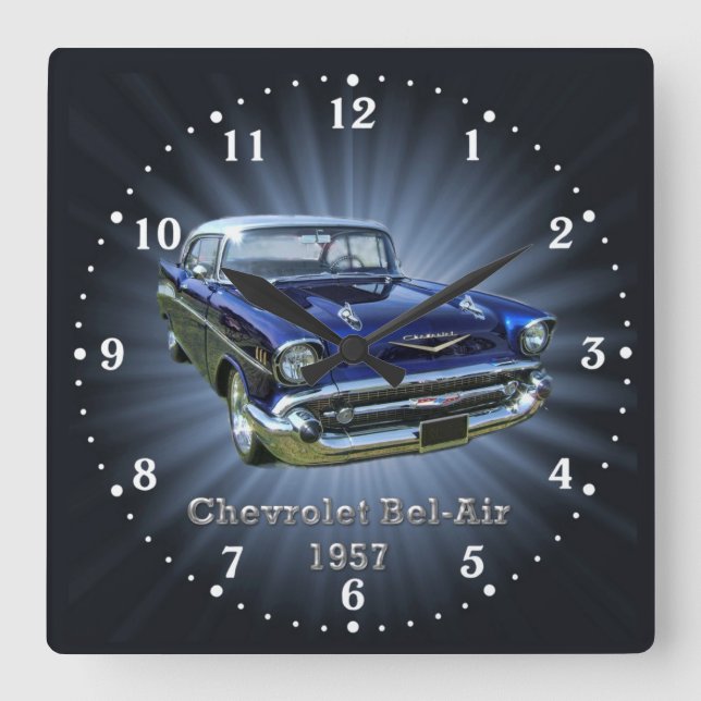 Chevrolet Bel-Air 1956 Wall Clock (Front)