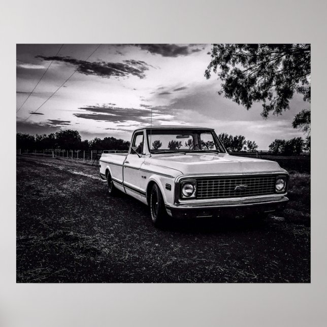 Chevrolet C10 Chevy Pickup Truck Poster (Front)
