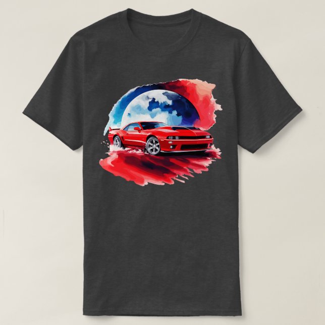 Chevrolet Camaro Red Shelby T-Shirt (Design Front)