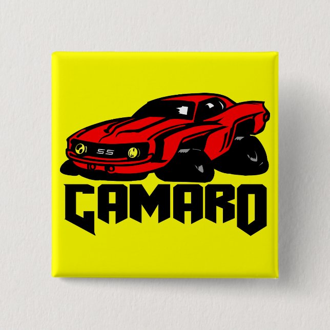 Chevrolet Camaro SS Pinback Button (Front)
